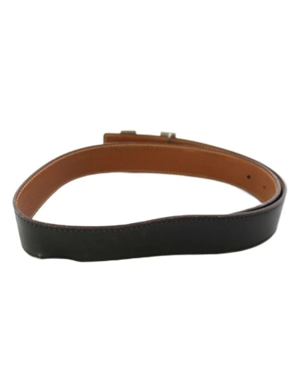 Hermes Constance Belt 75 Black Brown